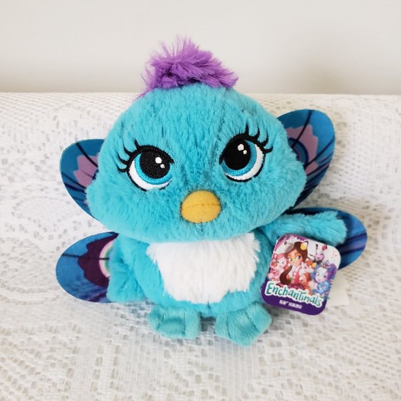 Enchantimals Plush Scaria Skunk & Pippa Peahen Bundle of 2 - Picture 2 of 9